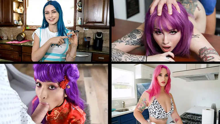 Neon Girls Compilation - TeamSkeet Selects