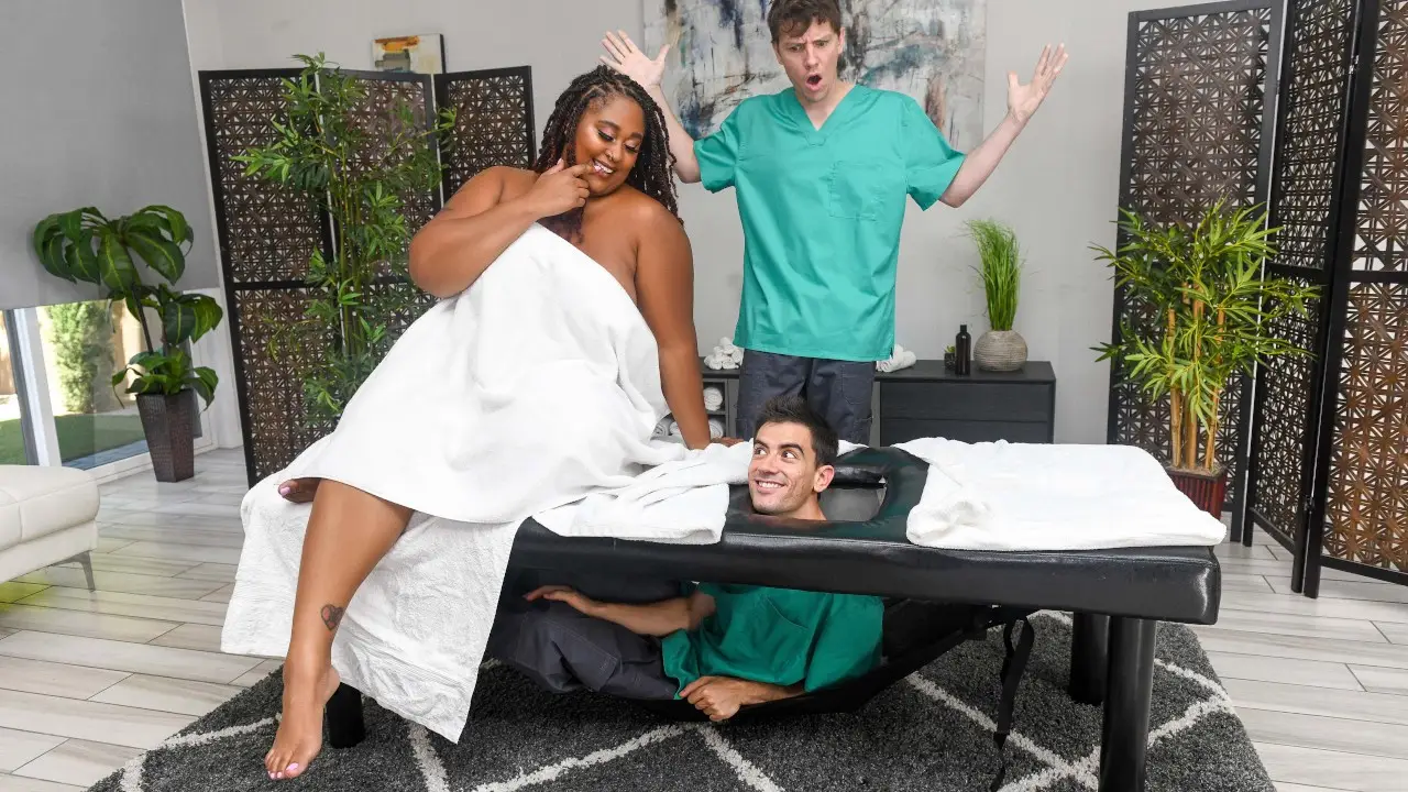 Sneaky Masseur Likes Big Tits - Brazzers
